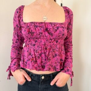 Urban Outfitters square neck blouse